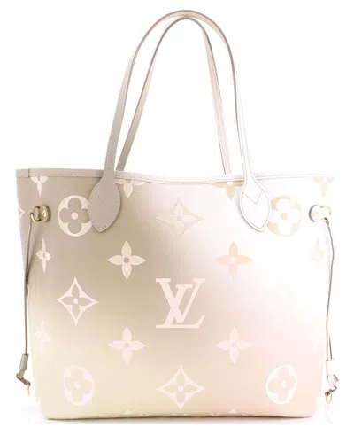 Louis Vuitton Green Coated/waterproof Canvas Neverfull Nm Spring (authentic  Pre-loved)