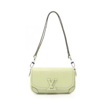 Pre-owned Louis Vuitton Green Epi Leather Shoulder Bag ()
