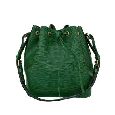 Pre-owned Louis Vuitton Green Epi Leather Shoulder Bag ()