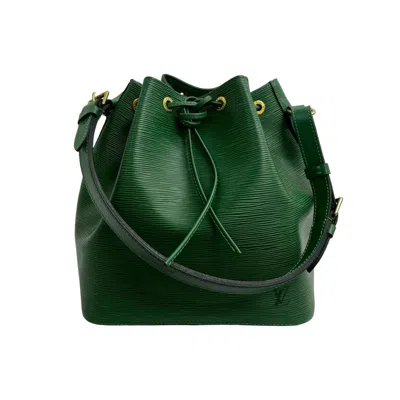 Pre-owned Louis Vuitton Green Epi Leather Shoulder Bag Tote Bag ()