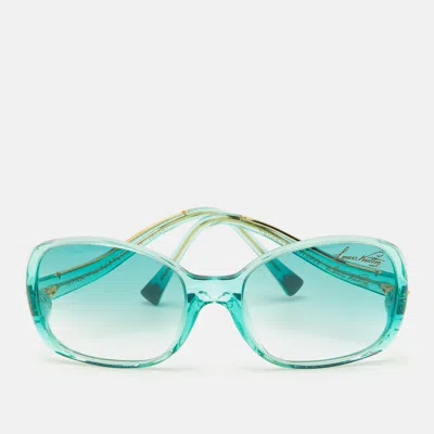 Pre-owned Louis Vuitton Green Gradient M96014en Gina Oversized Sunglasses