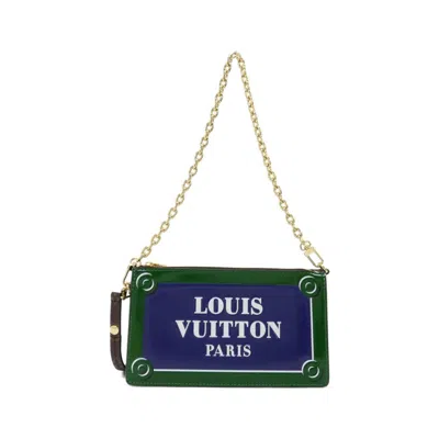 Pre-owned Louis Vuitton Green Marron Monogram Monogram Leather Shoulder Bag ()