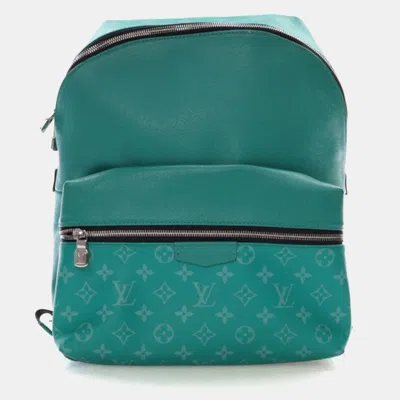 Pre-owned Louis Vuitton Green Monogram Discovery Backpack Pm