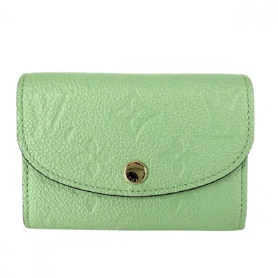 Pre-owned Louis Vuitton Green Monogram Empreinte Wallet (bi-fold) ()