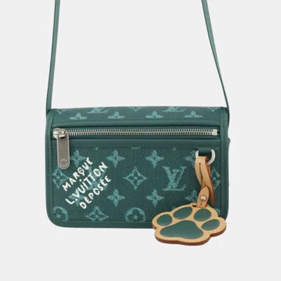 Pre-owned Louis Vuitton Green Monogram Heritage Bosphore Wearable Wallet