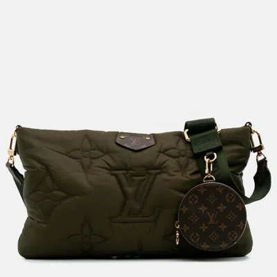 Pre-owned Louis Vuitton Green Monogram Pillow Econyl Multi Pochette Accessoires