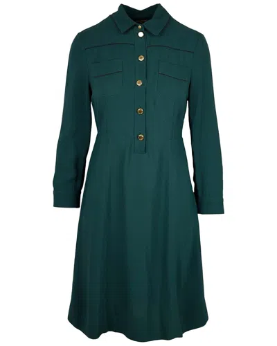Louis Vuitton Green Shirtdress