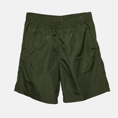 Pre-owned Louis Vuitton Green Synthetic Shorts S