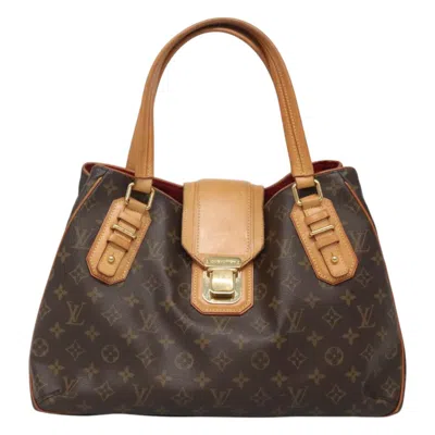 Pre-owned Louis Vuitton Greet Brown Canvas Tote Bag ()