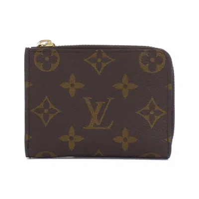 Pre-owned Louis Vuitton Grenade Marron Coated Canvas Wallet (bi-fold) ()