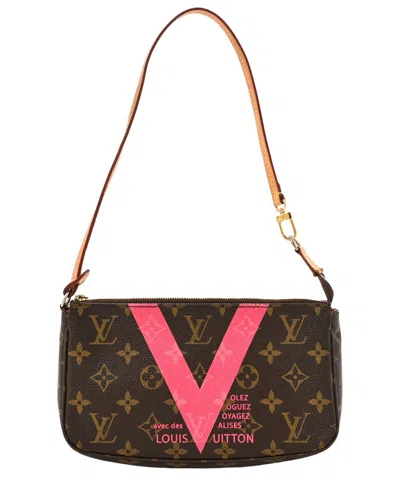 Pre-owned Louis Vuitton Canvas Pochette