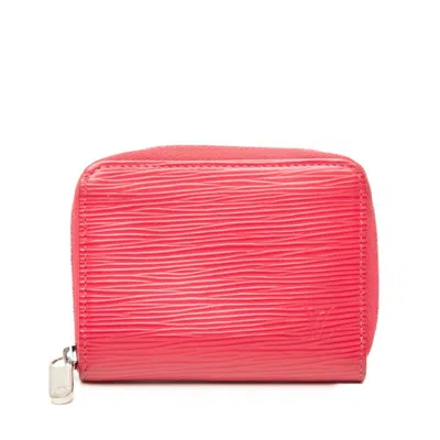 Pre-owned Louis Vuitton Grenade Pink Leather Coin Purse/coin Case () In Grenade, Pink