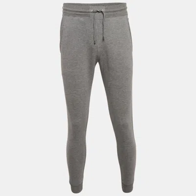 Pre-owned Louis Vuitton Grey Cotton Knit Joggers Xs
