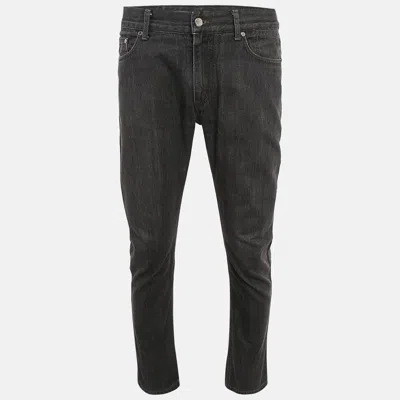 Pre-owned Louis Vuitton Grey Denim Regular Fit Jeans L Waist 33"