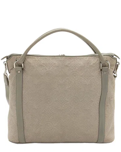 Louis Vuitton Grey Monogram Lambskin Antheia Ixia Pm (authentic Pre-loved)