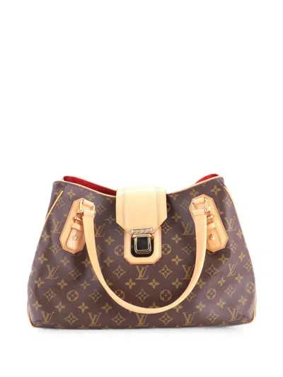 Pre-owned Louis Vuitton Griet Handbag Monogram Canvas Hobo Bag In Brown