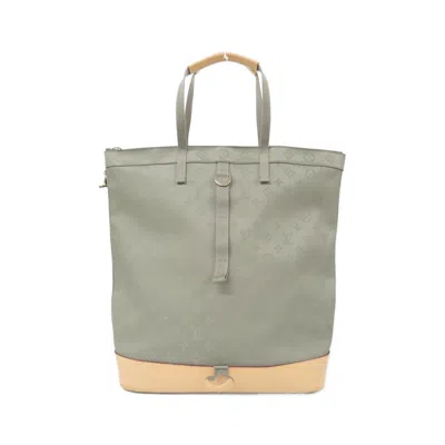 Pre-owned Louis Vuitton Gris Canvas Backpack () In Gray