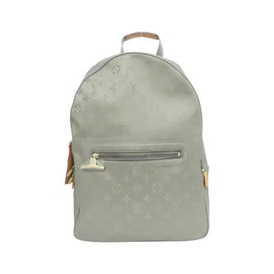 Pre-owned Louis Vuitton Gris Canvas Backpack ()