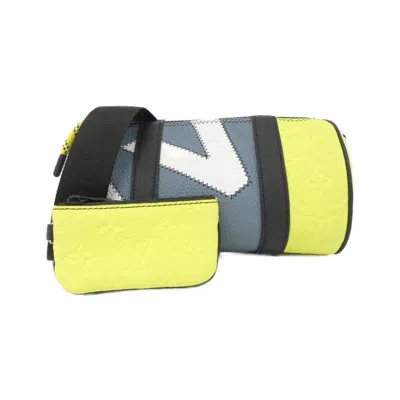 Pre-owned Louis Vuitton Gris Jaune Leather Shoulder Bag ()