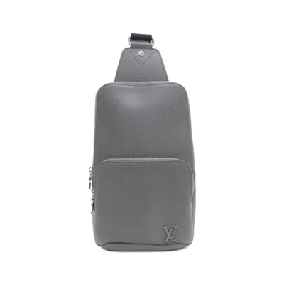 Pre-owned Louis Vuitton Gris Leather Shoulder Bag ()