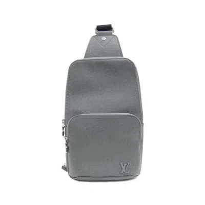 Pre-owned Louis Vuitton Gris Leather Shoulder Bag Sling Bag ()