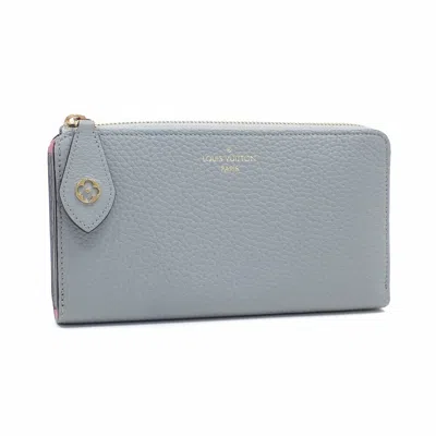 Pre-owned Louis Vuitton Grizzly Leather Long Wallet (bi-fold) () In Brown
