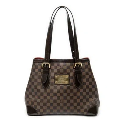 Pre-owned Louis Vuitton Hampstead In Brown