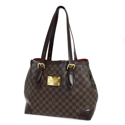 Pre-owned Louis Vuitton Hampstead Brown Canvas Shoulder Bag ()