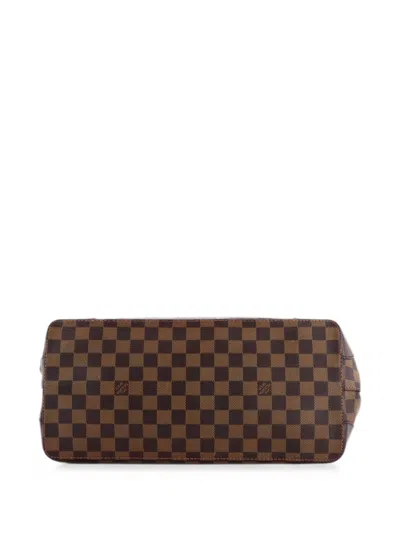 Pre-owned Louis Vuitton Hampstead Handbag Damier Mm Tote Bag In Brown