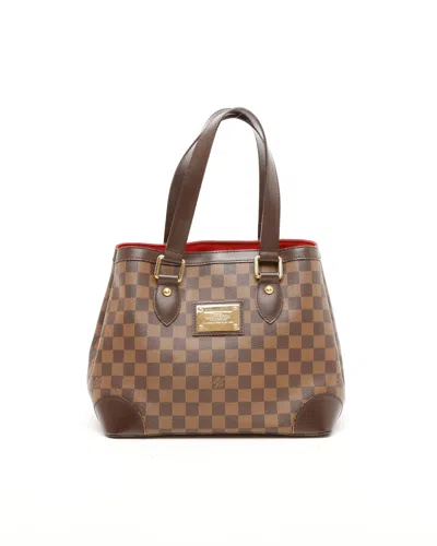 Pre-owned Louis Vuitton Hampstead Pm Bag In Brown