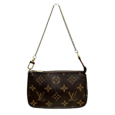 Pre-owned Louis Vuitton Handbag Pochette Pouch () In Brown