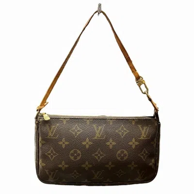 Pre-owned Louis Vuitton Handbag Pouch () In Brown