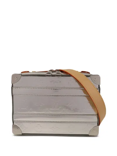 Louis Vuitton Handle Soft Trunk Cross Body Bag In Silver