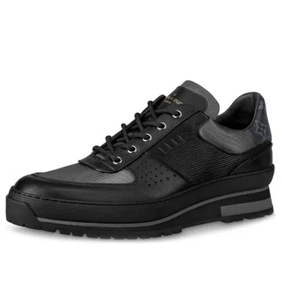 Pre-owned Louis Vuitton Harlem Monogram Sneakers 'black Epi Leather' In Multi