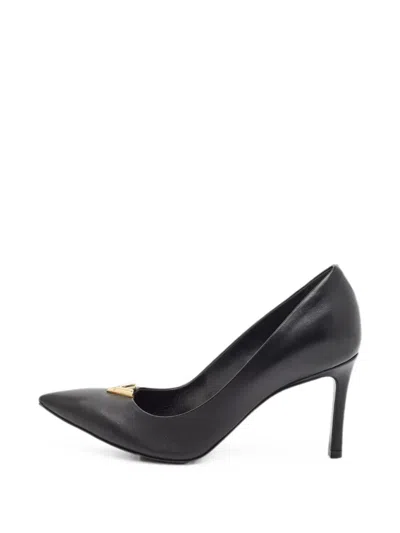 Pre-owned Louis Vuitton Heart Breaker Pointed Toe Pumps In Black