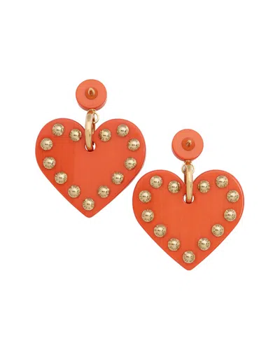 Pre-owned Louis Vuitton Heart Nails Earrings (authentic Pre-loved)