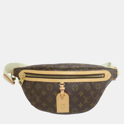 Pre-owned Louis Vuitton High-rise Brown Monogram Canvas Hip Bag/waist Bag
