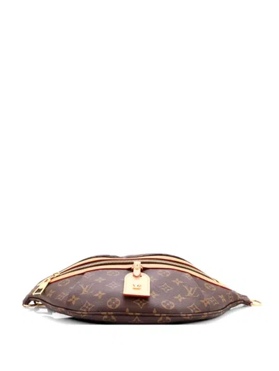 Pre-owned Louis Vuitton High Rise Bum Bag Monogram Canvas Belt Bag In Brown