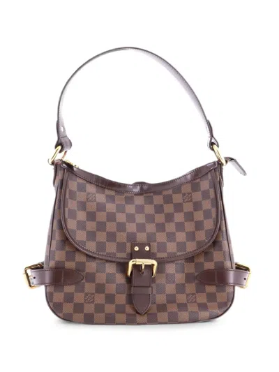 Pre-owned Louis Vuitton Highbury Handbag Damier Hobo Bag In Brown