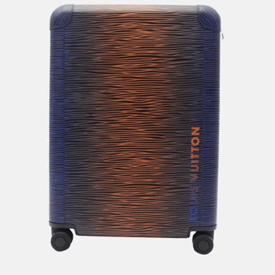 Pre-owned Louis Vuitton Horizon 55 Blue/orange Epi Soft Xl Gradient Electric Sun Trolley