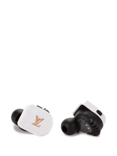 Pre-owned Louis Vuitton Horizon Monogram Earphones In White