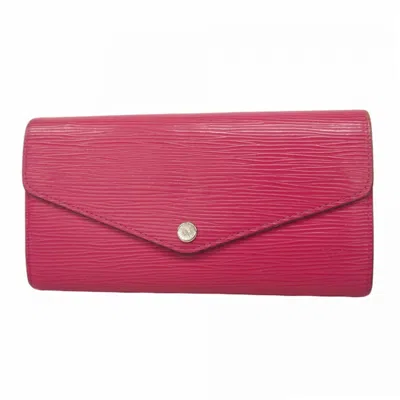 Pre-owned Louis Vuitton Hot Pink Long Wallet (bi-fold) ()