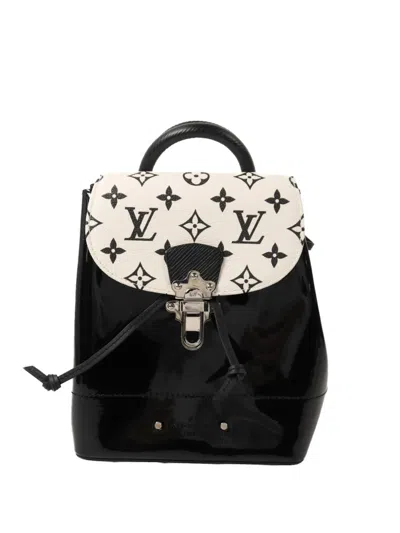 Pre-owned Louis Vuitton Hot Springs Backpack In Black