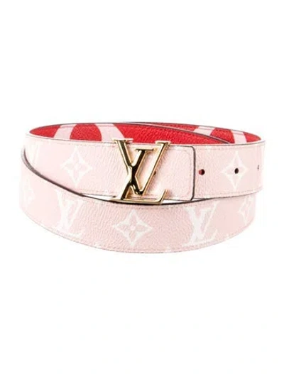 Pre-owned Louis Vuitton Iconic Lv Monogram Belt In Multi