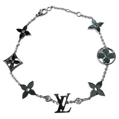 Pre-owned Louis Vuitton Idylle Blossom 18k White Gold Diamond Bracelet
