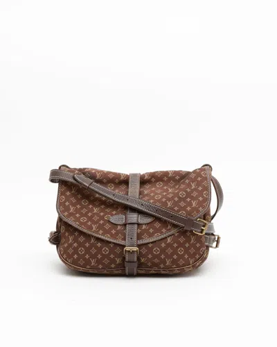 Pre-owned Louis Vuitton Idylle Saumur 30 Shoulder Bag In Brown