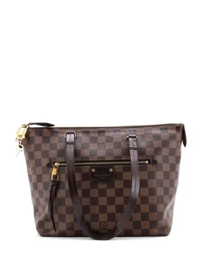 Pre-owned Louis Vuitton Iena Tote Damier Pm Shoulder Bag In Brown