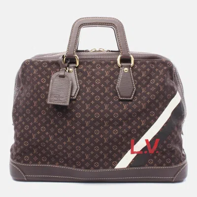Pre-owned Louis Vuitton Initial Isfahan Hand Bag Monogram Mini Canvas Brown