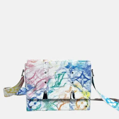 Pre-owned Louis Vuitton Ink Crayon Trunk Messenger Bag In Multicolor