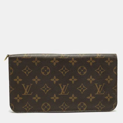 Pre-owned Louis Vuitton Insolite Monogram Canvas Organizer Wallet In Brown